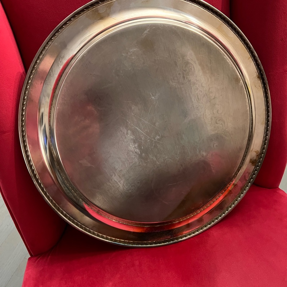🍽️WMA ROGERS SILVER SERVING PLATTER🍽️ - Picture 5 of 8